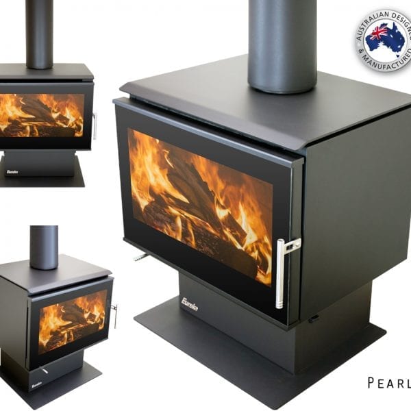 Kent Country Classic Freestanding Wood Heater Heating & Outdoors by Glendale Warehouse